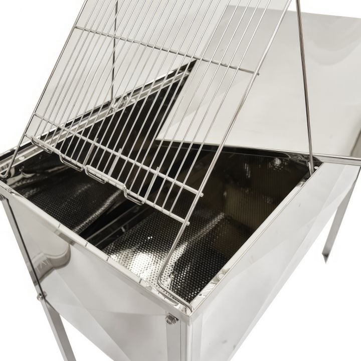 Odvíčkovací stůl s víkem - 100 cm - něm.