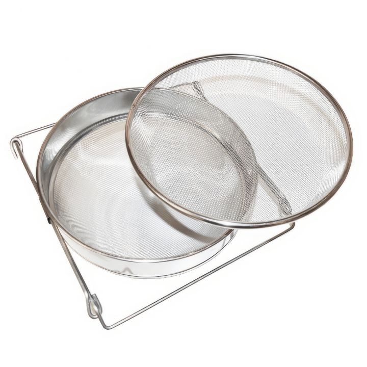 Cedník (síto) dv. vp. ner. 24 cm s úchyty DE1