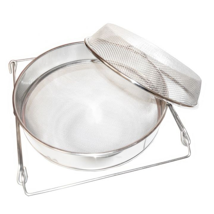 Cedník (síto) dv. vp. ner. 24 cm s úchyty DE1