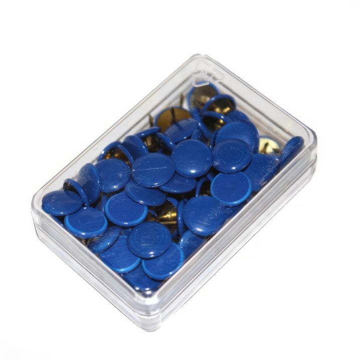 Připínáčky barevné - 100 kusů