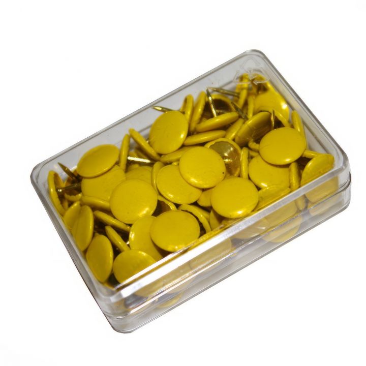 Připínáčky barevné - 100 kusů