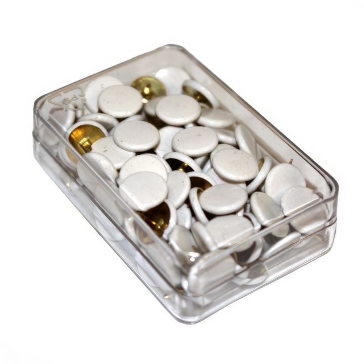 Připínáčky barevné - 100 kusů