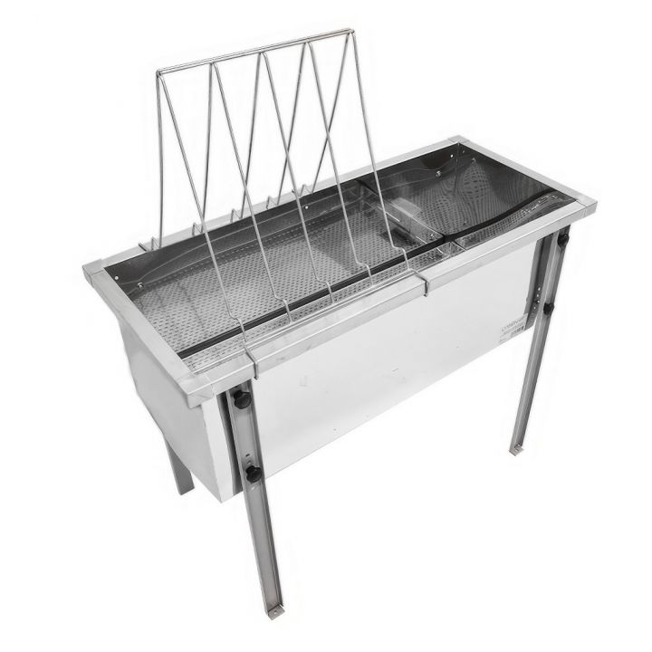 Stůl na odvíčkování Lysoň Optima - nerez vana - P 75 cm Langstroth