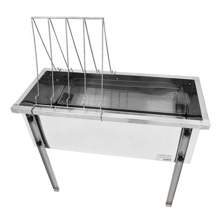 Stůl na odvíčkování Lysoň Optima - nerez vana - P 75 cm Langstroth