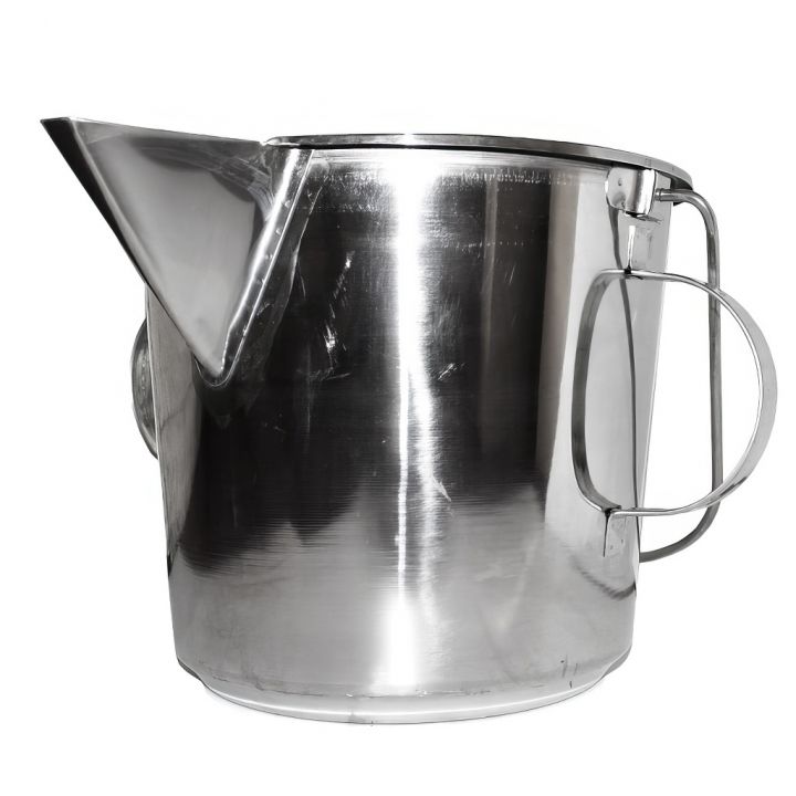 Kýbl s výlevkou pod medomet 15 l – nerez