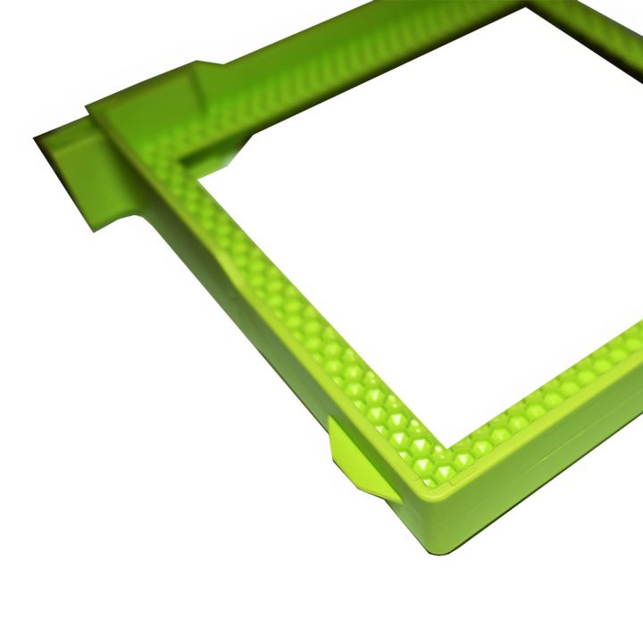 Plastový rámek volná stavba Langstroth 2/3 159 - ter. - zelený