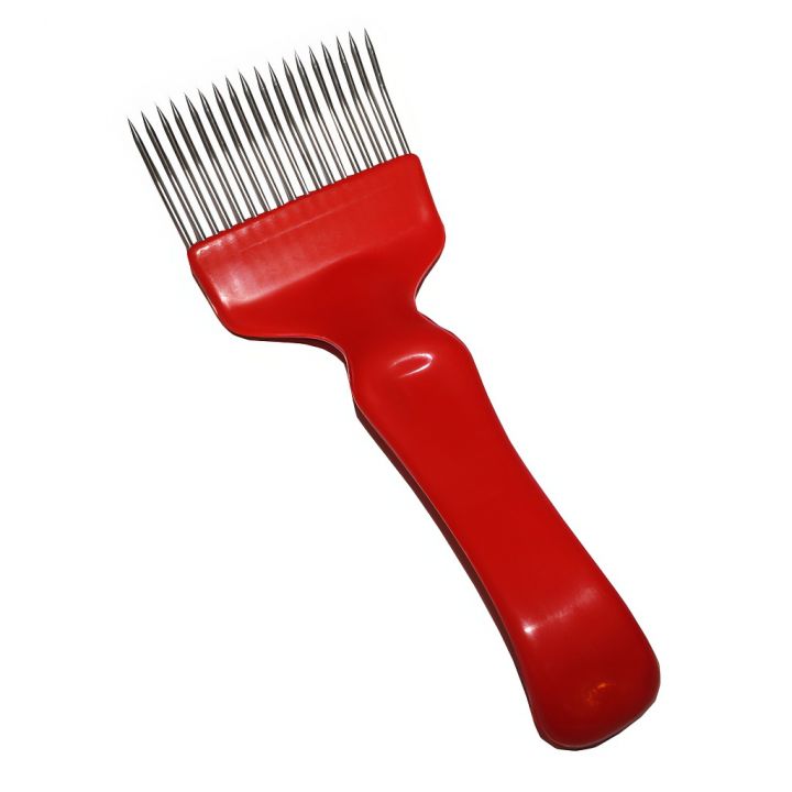 Vidlička k odvíčkování 1x lom., 18 jehel, plas. rukoj.