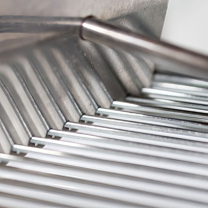 Škrabka k čištění mateří mřížky - nerez