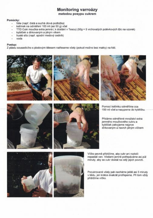 Souprava na zjišťování varroázy