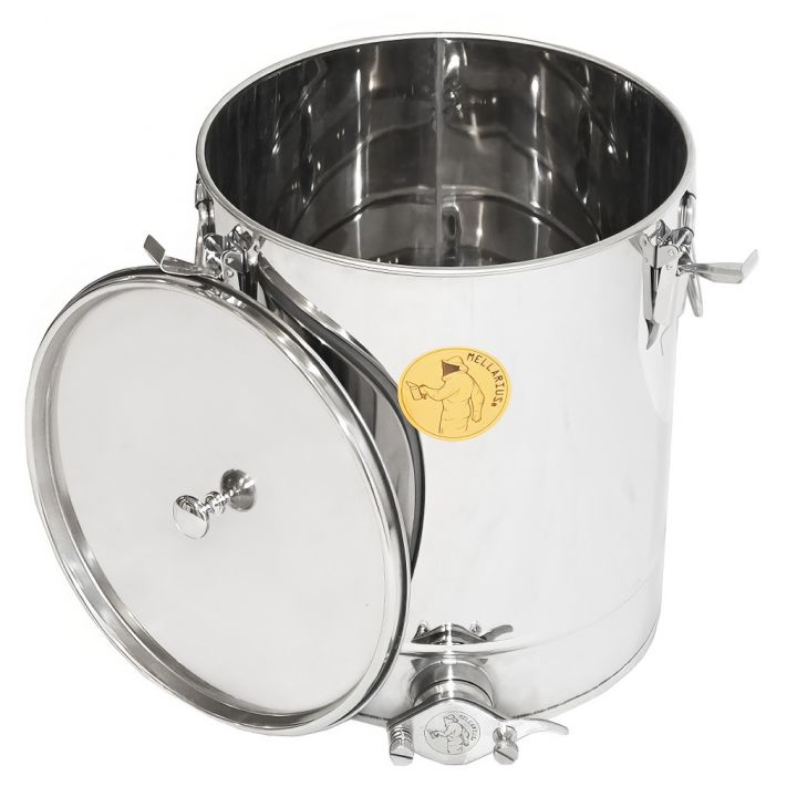 Stáčecí nádoba Mellarius OptiLine 35 kg - nerez kohout TV