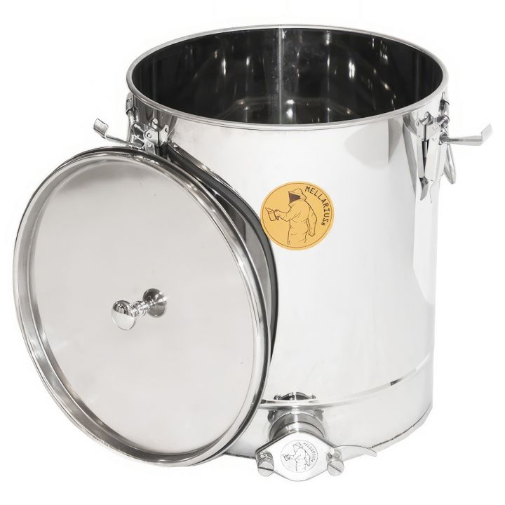 Stáčecí nádoba Mellarius OptiLine 35 kg - nerez kohout TV