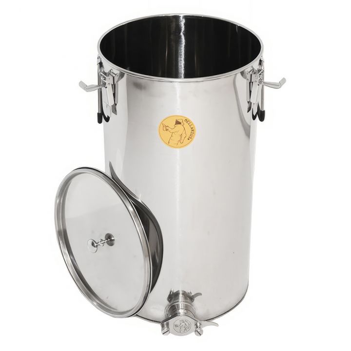 Stáčecí nádoba Mellarius OptiLine 50 kg - nerez kohout TV