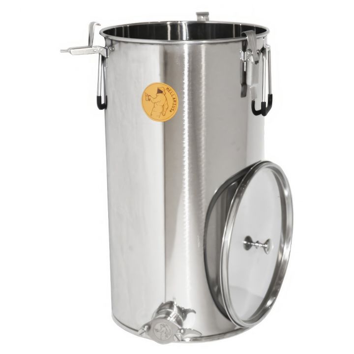 Stáčecí nádoba Mellarius OptiLine 50 kg - nerez kohout TV