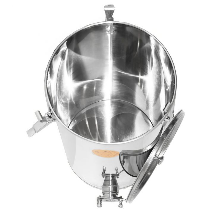 Stáčecí nádoba Mellarius OptiLine 50 kg - nerez kohout TV