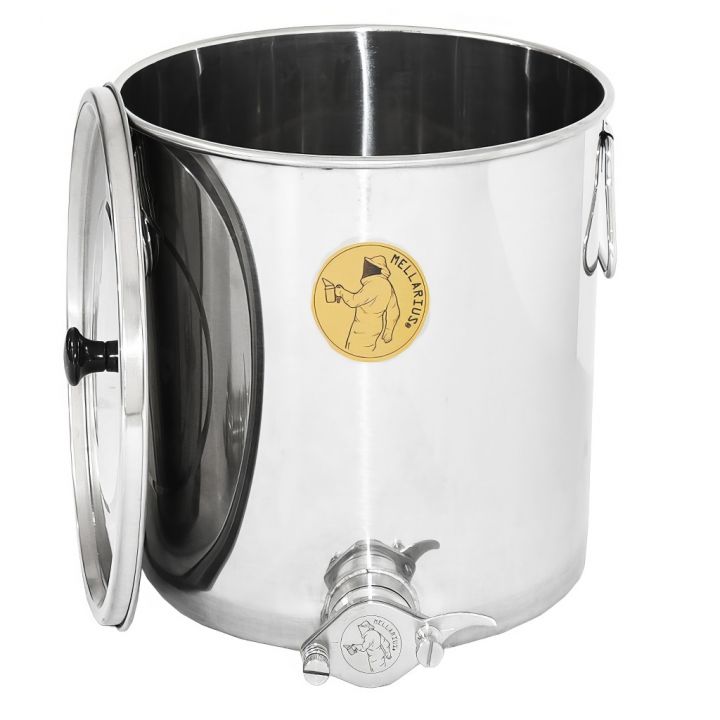 08111-minima-nerez-25kg-03.jpg_1 Stáčecí nádoba Mellarius MiniLine 25 kg - nerez kohout