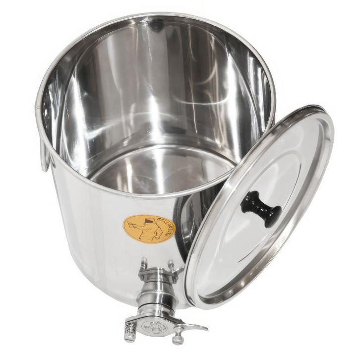 08111-minima-nerez-25kg-09.jpg_1 Stáčecí nádoba Mellarius MiniLine 25 kg - nerez kohout