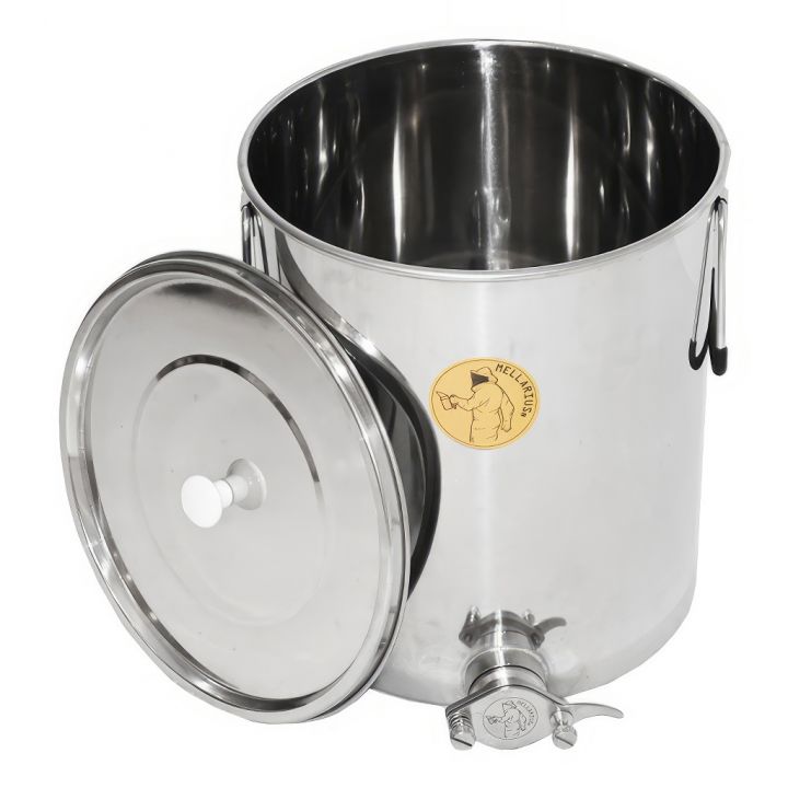 08121-minima-nerez-35kg-03.jpg_1 Stáčecí nádoba Mellarius MiniLine 35 kg - nerez kohout