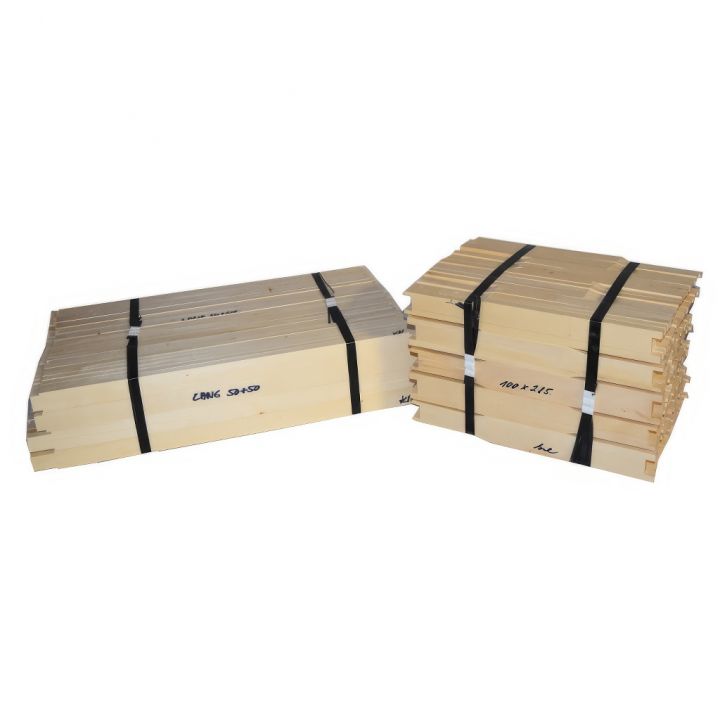 Lipové přířezy na rámky Langstroth 285 – Hoffman - 50 ks