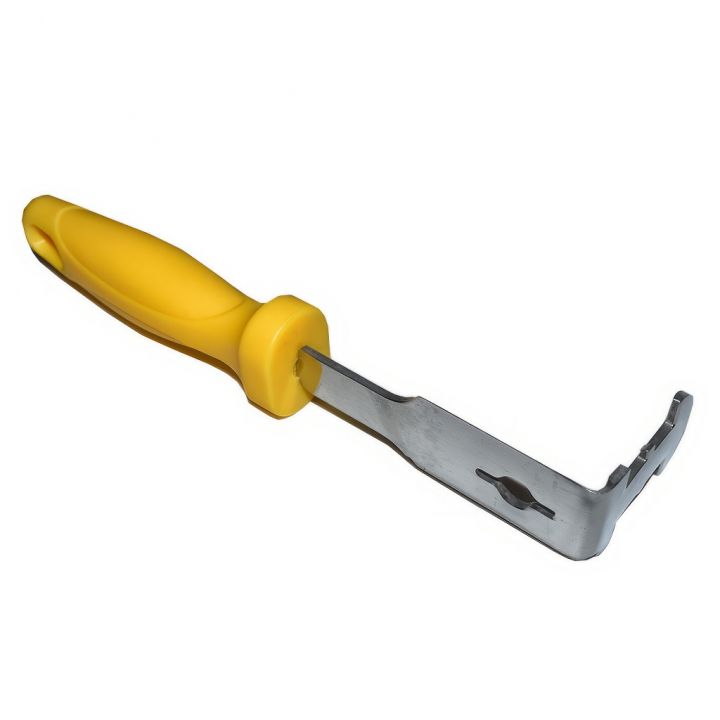 Škrabka k čištění rámků s nožem - nerez