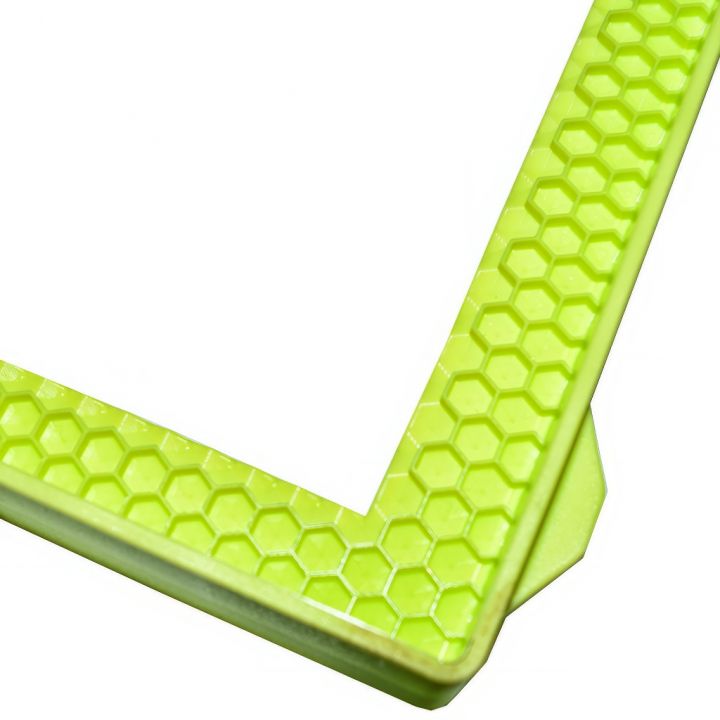 Celoplastový rámek 39x24 pro volnou stavbu - termo - zelený