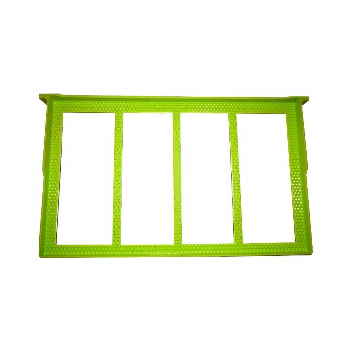 Celoplastový rámek 39x24 pro volnou stavbu - termo - zelený