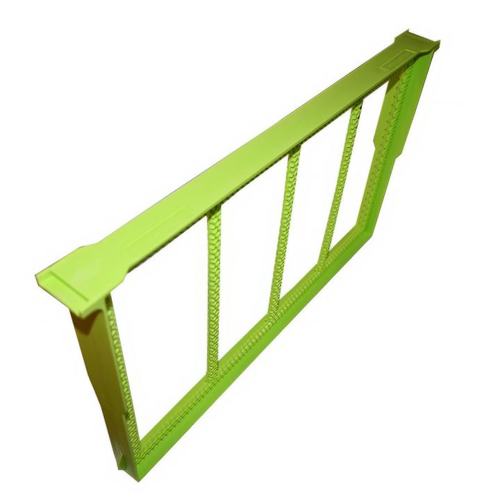 Celoplastový rámek 39x24 pro volnou stavbu - termo - zelený