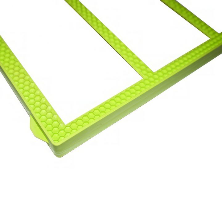 Celoplastový rámek 39x24 pro volnou stavbu - termo - zelený