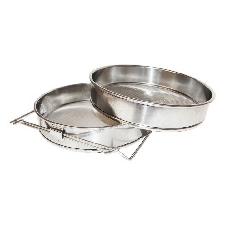 Cedník (síto) dv. rv. ner. 24 cm s uchyty DE 4