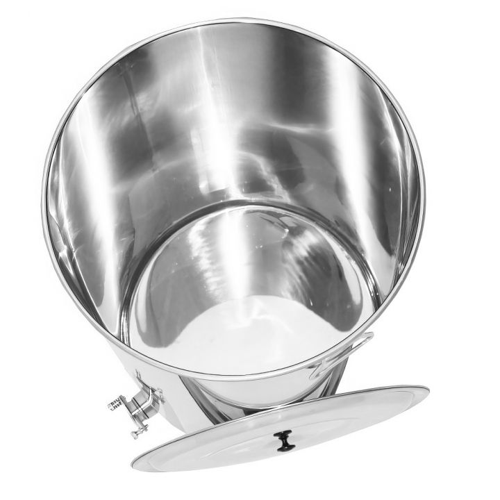 Stáčecí nádoba Mellarius MiniLine 200 kg - nerez kohout