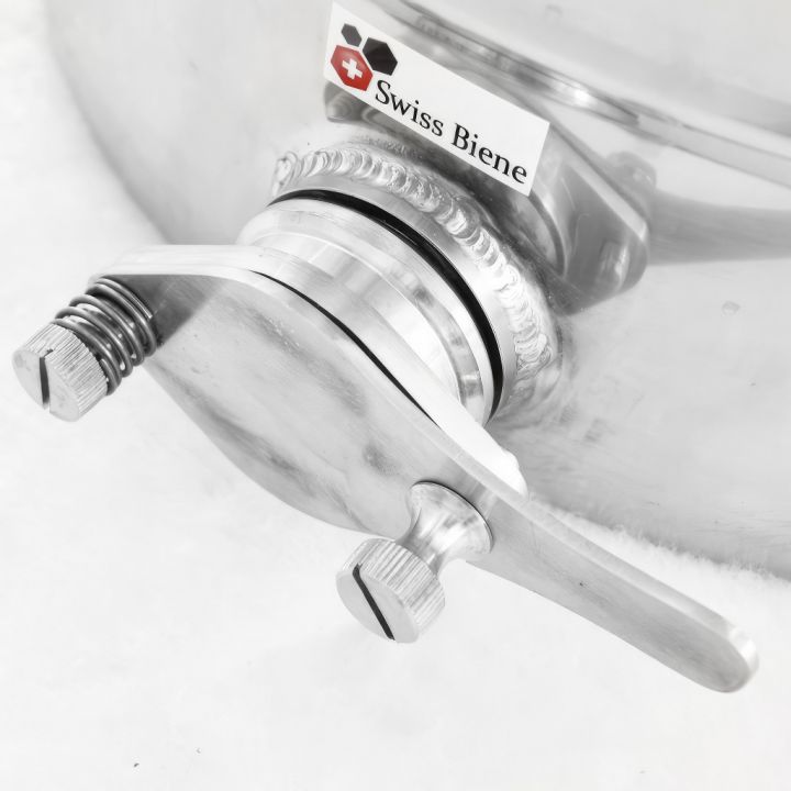 Stáčecí nádoba Mellarius MiniLine 200 kg - nerez kohout