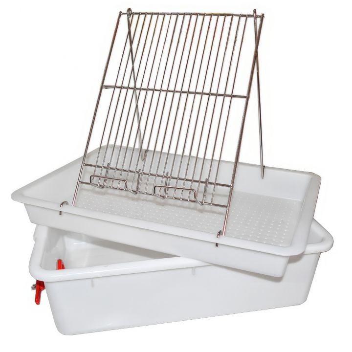 Talíř na odvíčkování Mellarius - 1 rámek - plast vana - nerez