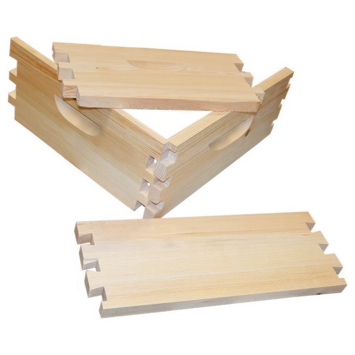 nastavek-rozlozeny-lang-159-282-051.jpg_1 Nástavek Langstroth Jumbo (285 mm) - 10 r. - cinkovaný - rozložený