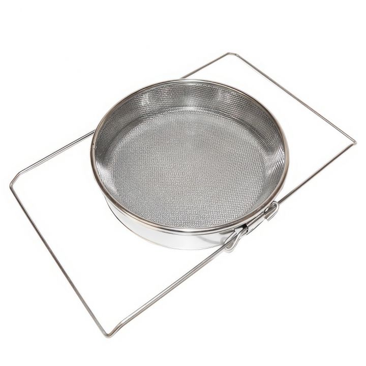 Cedník (síto) dv. vp. ner. 24 cm s úchyty DE5