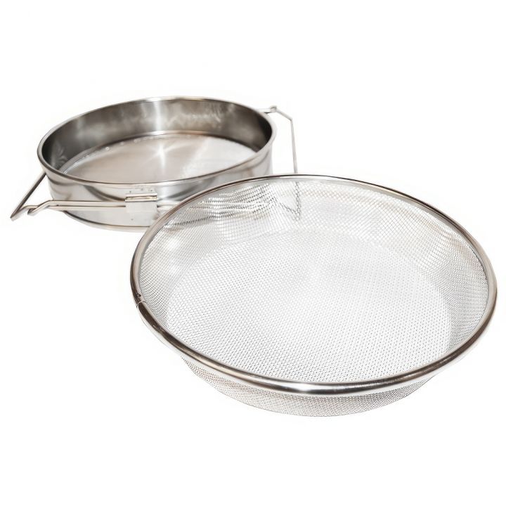 Cedník (síto) dv. vp. ner. 24 cm s úchyty DE5