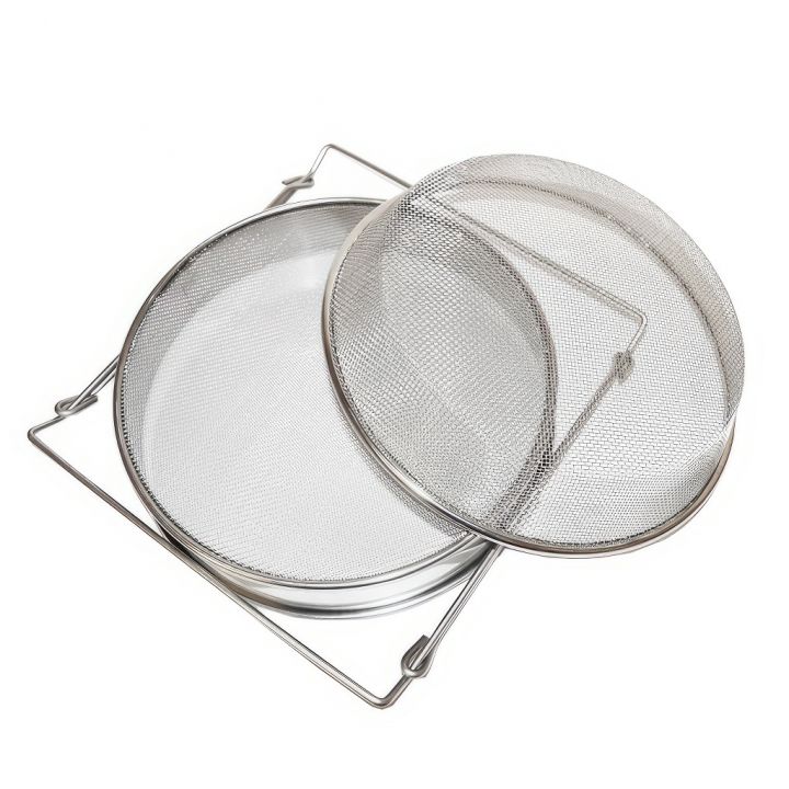 Cedník (síto) dv. vp. ner. 24 cm s úchyty DE5