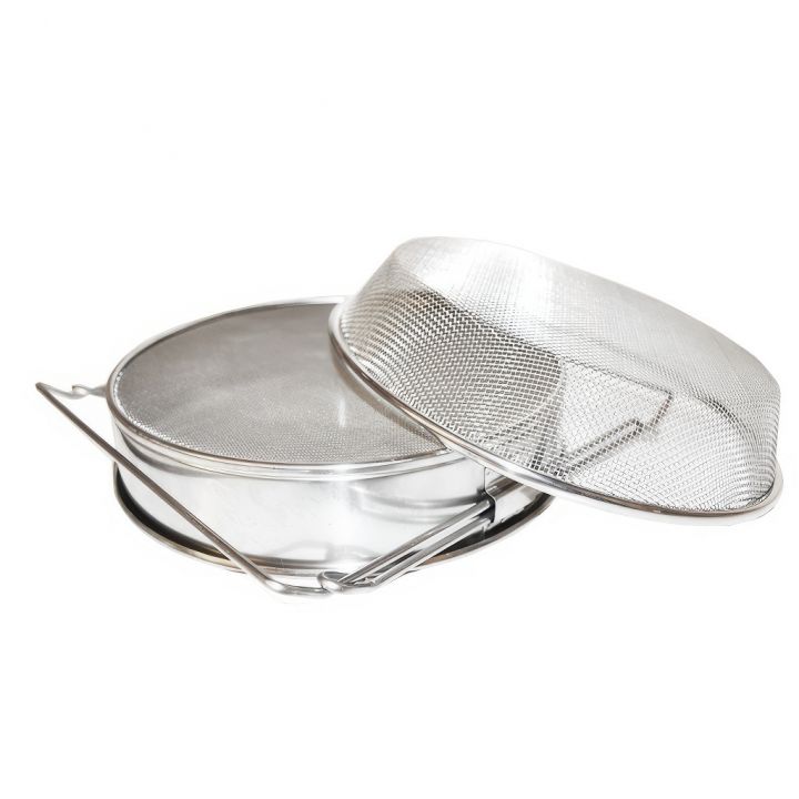 Cedník (síto) dv. vp. ner. 24 cm s úchyty DE5