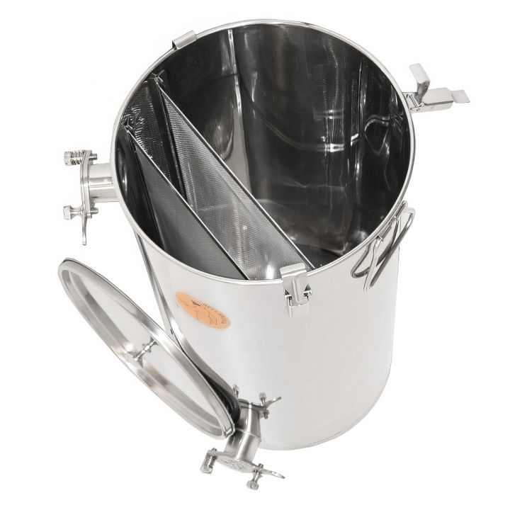 mellarius-nadoba-2-sita-02.jpg_1 Stáčecí a čeřící nádoba Mellarius MaxiLine 50 kg s 2 síty