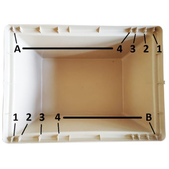 Odnosná bedna - univerzální přepravka - plast