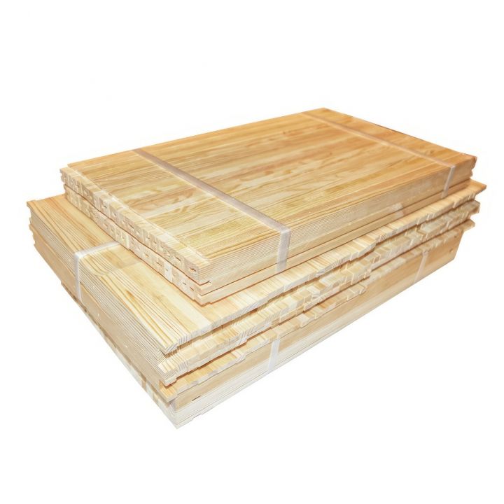 Přířezy Langstroth 1/2 - 137 - Hoffman, předvrtaný, s drážkou - 50 ks