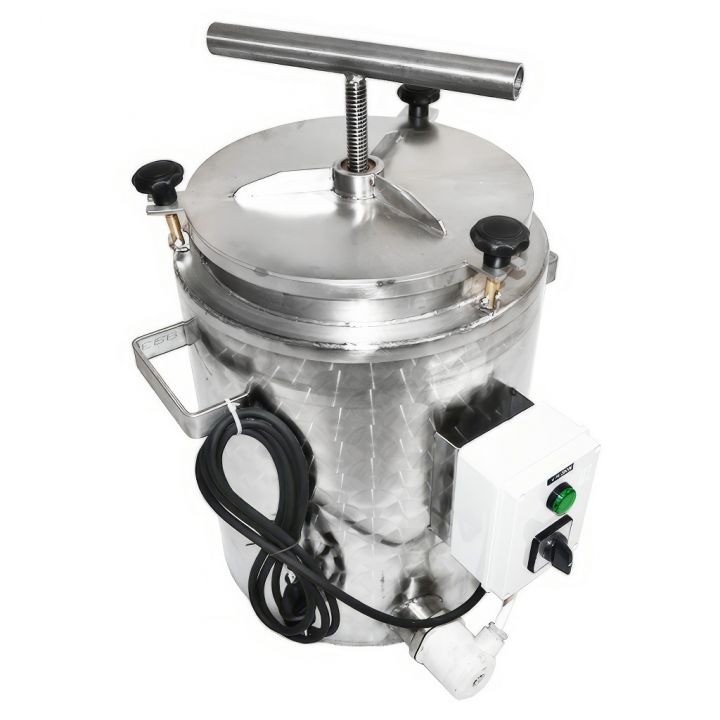 Vařák na vosk s lisem 35l - elektrický 230 V