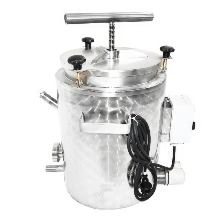 Vařák na vosk s lisem 35l - elektrický 230 V