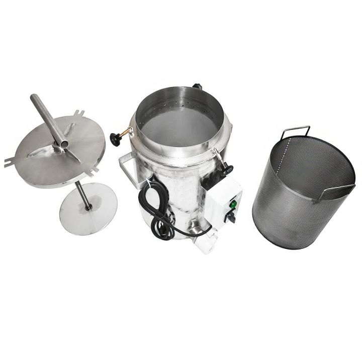 Vařák na vosk s lisem 35l - elektrický 230 V