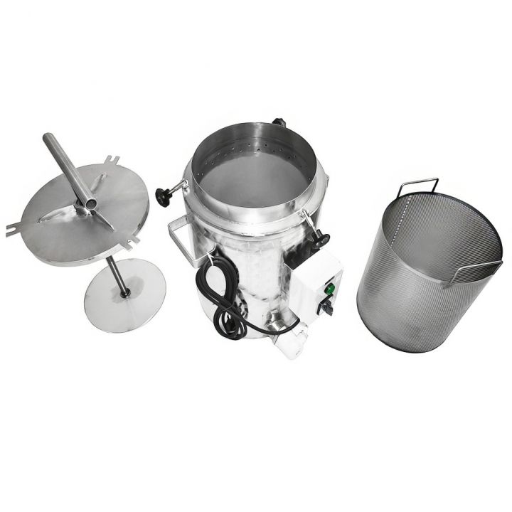 Vařák na vosk s lisem 35l - elektrický 230 V