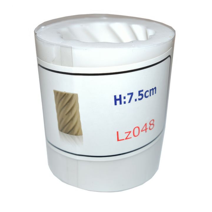 Silikonová forma - válec se spirálou 7,5 cm - LZ048