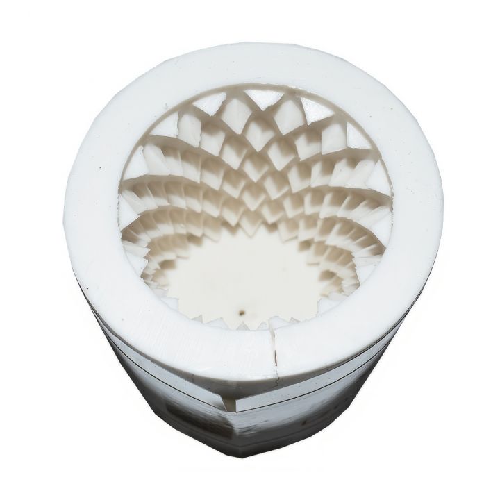 Silikonová forma - válec s reliéfem - 7,5 cm - LZ019