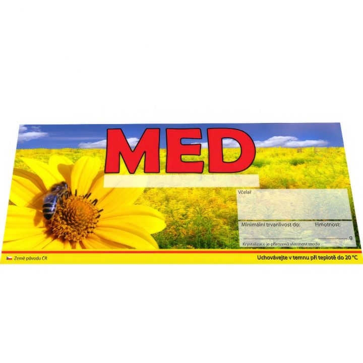 Etiketa MED - obecná, typ 8