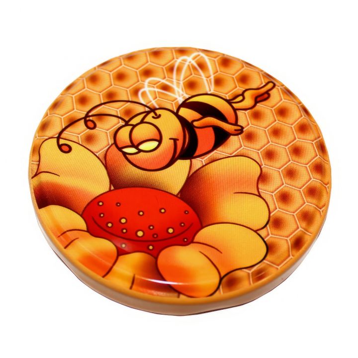 Víčko na sklenici TO 82 - Včelka Medouš