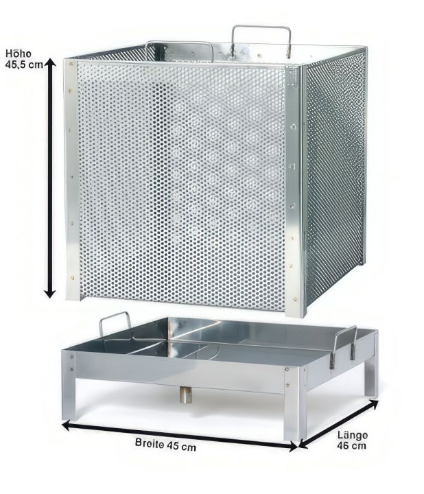 Vařák na vosk nerez s vyvíječem páry 50 x 50 cm