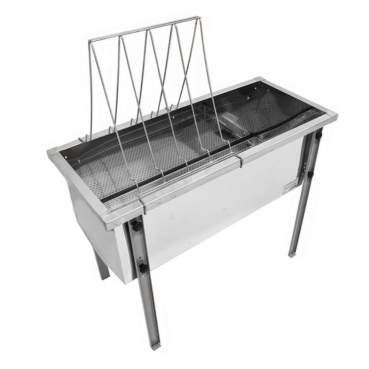 Stůl na odvíčkování Lysoň Optima - nerez vana - P 75 cm 39 x 24