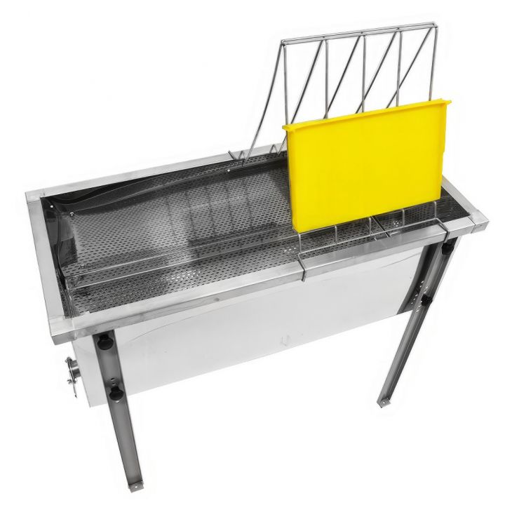 Stůl na odvíčkování Lysoň Optima - nerez vana - P 75 cm 39 x 24
